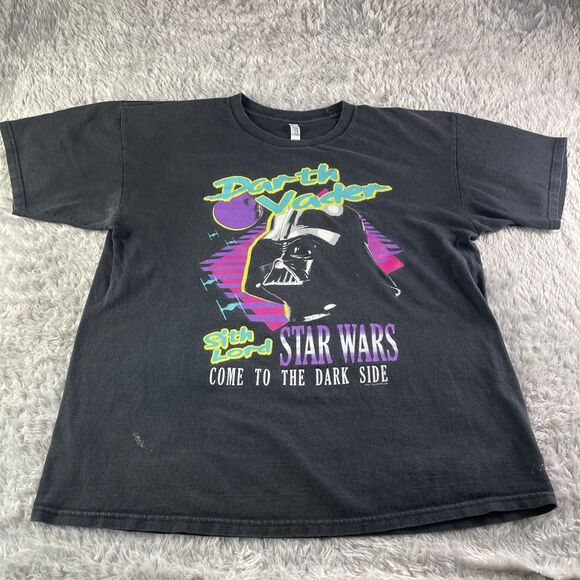 Star Wars Darth Vader Shirt Mens Extra Large Black Sith Lord Dark Side Retro Y2k - Picture 2 of 11